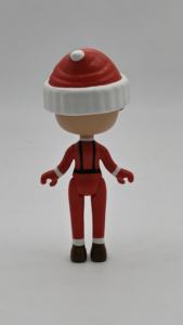 Llavero de dibujos animados 3D de Papá Noel, mochila de plástico ecológica de Navidad, regalo coleccionable y decoración de recuerdo de fiesta - Product Image 5