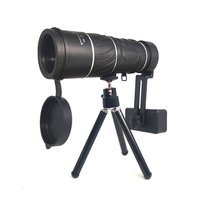 Telescopio Monocular Impermeable con Prisma BAK4 de 16x52, Alcance de 1000M, Diseño Ligero HD, Ángulo de Campo de 5.6, Pupila de Salida de 12.8mm