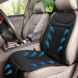 Cojín de enfriamiento para asiento de coche, cojín de calefacción multifunción de 12V