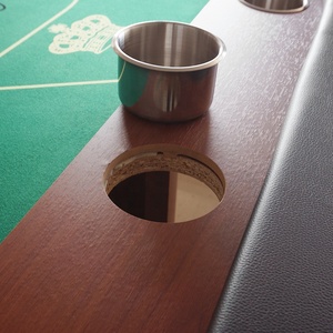 Bàn Xì Phé Blackjack 10 Chỗ Ngồi Sang Trọng Bàn Đánh Bạc Chuyên Nghiệp Bằng Gỗ Hình Bầu Dục <span class=keywords><strong>Texas</strong></span> Hold Em Đánh Bạc <span class=keywords><strong>Mesa</strong></span> 94 Inch Cho Các Trò Chơi Casino - Product Image 5