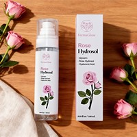 Brume Tonique Visage Hydratante et Apaisante à l'Eau Florale de Rose Fermentée et à l'Acide Hyaluronique, Légère, Rafraîchissante et Adoucissante pour une Peau Éclatante