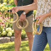 Ensemble de jeu de quito en bois de pin de qualité supérieure YumuQ, jeu de lancer d'anneaux pour l'intérieur et l'extérieur, jeux de pelouse et de jardin pour la vente en gros