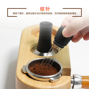 แทมเปอร์กาแฟพร้อมเข็มสแตนเลส 2 ใน 1 เครื่องมือชงกาแฟเอสเปรสโซสำหรับผงกาแฟ - Product Image 4