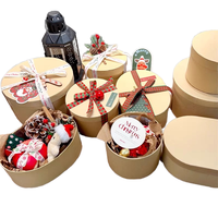 Boîtes cadeaux en papier kraft rondes écologiques réutilisables en gros pour mariage, Noël, portefeuilles, cadres photo, emballages de bougies