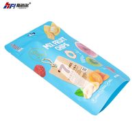 Fabriek Prijs Custom Pet Mylar Ziplock Bag Hersluitbare Plastic Heat Seal Voor Fruit Chips Koffie Sushi Verpakking Stand Pouch