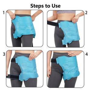 Compresa de Gel Frío Reutilizable para la Cadera, Alivio del <span class=keywords><strong>Dolor</strong></span> Postoperatorio y Bursitis, Manos Libres, Recuperación Postoperatoria - Product Image 4