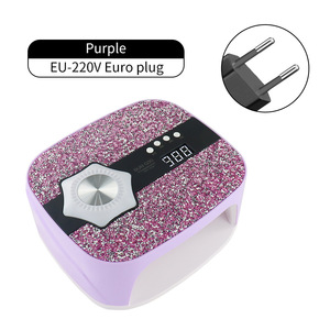 Bin hồng kim cương có thể sạc lại UV chuyên nghiệp đèn <span class=keywords><strong>nal</strong></span> công suất cao Gel đánh bóng chữa UV dẫn đèn móng tay - Product Image 1