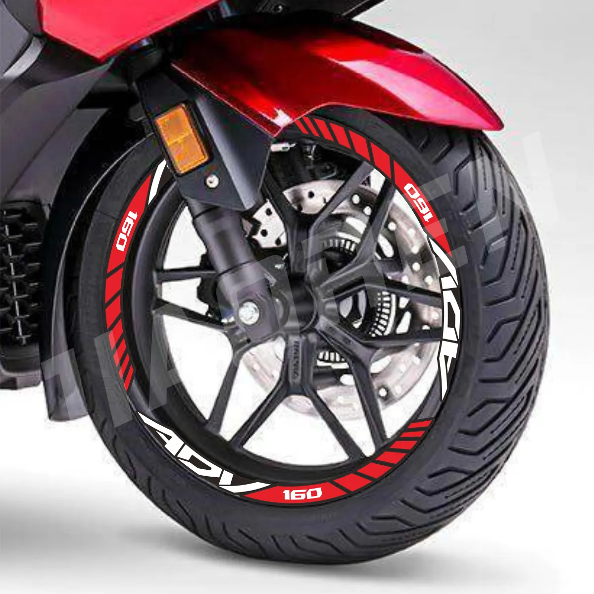 Cerchi mags per adesivi ruote moto honda adv 160