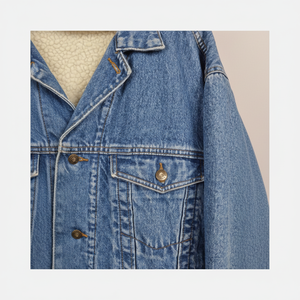 Customizable Men's <b>Denim</b> Jacket Breathable <b>Soft</b> Cotton Fabric Comfortable Long Sleeve <b>Jeans</b> Outerwear Factory Wholesale - Product Image 1