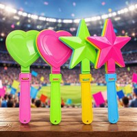 Alat Penghasil Suara Tepuk Tangan Plastik untuk Acara Olahraga, Perlengkapan Sorak-Sorai Berdampak Tinggi, Souvenir Stadion, dan Hadiah Pesta