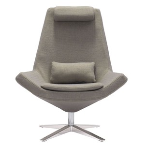 Silla de salón giratoria Metropolitan con respaldo alto y diseño moderno para ocio, fácil de usar para dormitorio al aire libre, uso en sala de estar de Hotel - Product Image 1