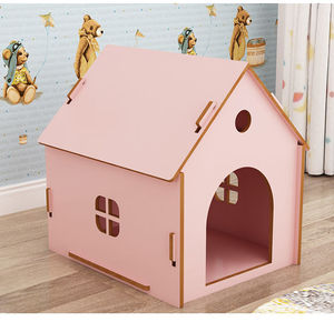 Maßgefertigtes Tragbares Ökofreundliches Haustierhaus & Hundezwinger aus Massivem Bambus mit Sommer-Nest-Design für Katzen & Hunde - Product Image 6