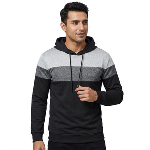 Sudaderas con Capucha Personalizadas al por Mayor con Logotipo, Sudaderas Negras para Hombre, Tallas Grandes, Sudaderas Extra Grandes para Hombre - Product Image 1