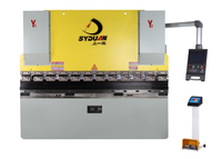 Presse plieuse CNC électro-hydraulique synchrone entièrement automatique 2500KN avec moteur de pompe à roulement, 30% d'économie d'énergie, haute précision