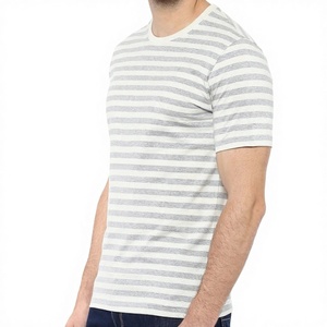 เสื้อยืดคอตตอนย้อมเส้นด้าย ยูนิเซ็กซ์ ออกแบบเองได้ ราคาถูก ขายส่ง คลาสสิก คอกลม แขนสั้น ผู้หญิง ผ้าฟลานเนลแบบมีรู - Product Image 1