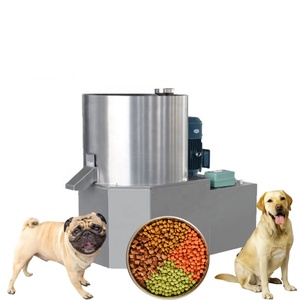 Machine de moulage de granulés d'aliments pour animaux de compagnie en acier inoxydable 304 à vitesse variable et haute efficacité, extrudeuse de nourriture pour chiens, moteur, pompe - Product Image 6