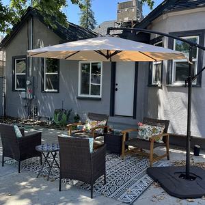 बेहतर गुणवत्ता वाली कैंटिलीवर पेटियो छतरी सनशेड वाटरप्रूफ गार्डन रेस्तरां समुद्र तट आउटडोर फांसी छतरी - Product Image 5