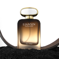 Flacon de parfum rectangulaire sur mesure, flacons de parfum vides de luxe 100 ml