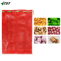 Groothandel Hoge Kwaliteit 60*100Cm 25Kg 30Kg 50Kg Pp Buisvormige Netzak Voor Ui Aardappel Groente En Fruit