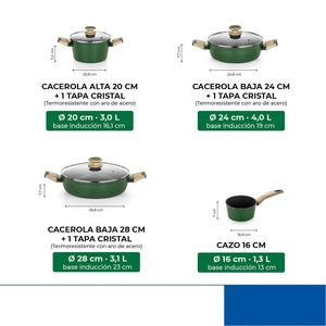 2025 Nouvelle Arrivée <span class=keywords><strong>Cuisine</strong></span> Batteries Ollas <span class=keywords><strong>De</strong></span> Cocina Sartenes - Product Image 3