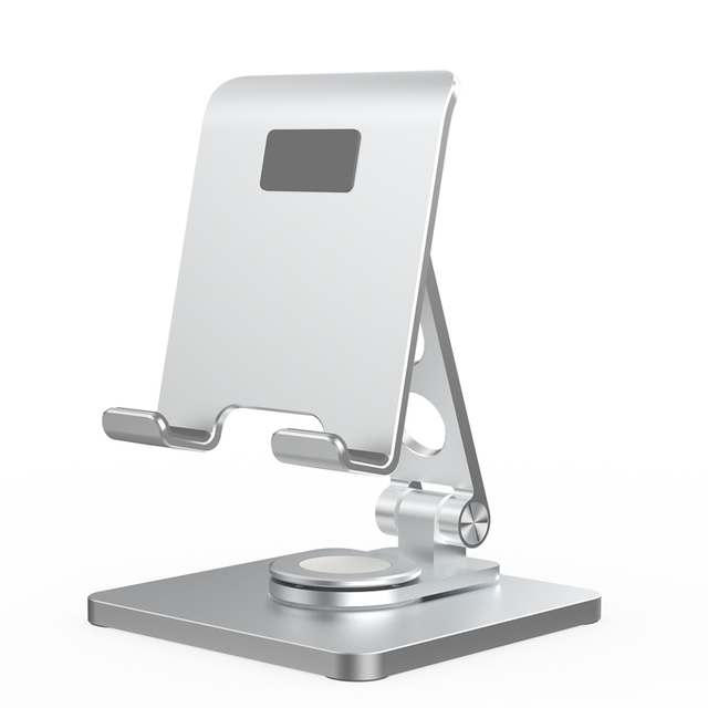 IKATAK New Aluminum Mobile Tablet Stands Rotation 360 Rotating Phone Stand