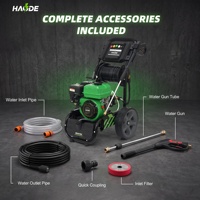 Nettoyeur haute pression à essence HD-170HK - Nettoyeur à essence 7HP, 173 bars, 9 LPM, roues de 12 pouces, 34,5 kg, nettoyeur haute pression à eau froide