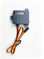 Servomoteur numérique plat à profil bas 11 kg avec engrenage métallique pour bras mécanique, projets d'assemblage de machines intelligentes