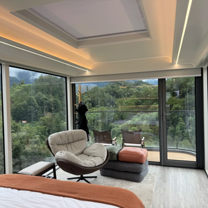 लक्जरी मॉड्यूलर प्रीफैब्रिकेटेड कंटेनर आवास अंतरिक्ष कैप्सूल पर्यावरण के अनुकूल सूक्ष्म गृह कार्यालयों या छुट्टी विला के लिए - Product Image 3