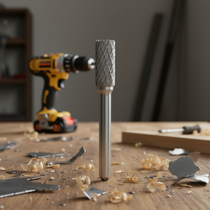 เครื่องตัดแบบหมุนเฟอร์วี ไดมอนด์ คัตติ้ง 6 มม. ทังสเตนคาร์ไบด์ สำหรับงานเจียรโลหะ ไม้ พลาสติก - Product Image 3