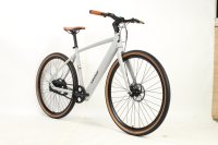 Vélo électrique en aluminium 250W conforme aux normes européennes, 700C, capteur de couple, batterie cachée 48V 10AH, frein à disque, suspension avant, étanche, 60 km d'autonomie