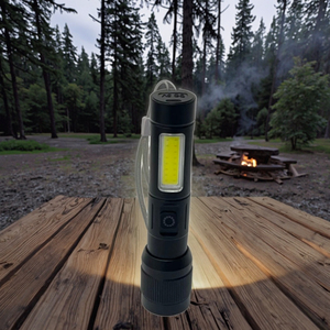 Super Bright <span class=keywords><strong>Ultra</strong></span>-Battery Life Zoomable Torch Flashlight High Power Long Range Fast Charging Body LED Flashlight - Product Image 3