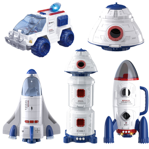 Jouets spatiaux pour enfants Hot Toys, modèle de fusée <span class=keywords><strong>spatiale</strong></span>, voiture d'exploration, <span class=keywords><strong>navette</strong></span>, modèle d'astronaute, puzzle d'exploration <span class=keywords><strong>spatiale</strong></span> - Product Image 1