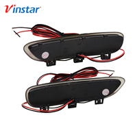 Vinstar – feu de circulation ambre fumé à LED, pare-chocs avant, réflecteur pour BMW pour série 3 pour E46 M3 seulement 2001-2006