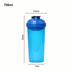 Botellas Mezcladoras de Proteínas para Gimnasio, de Plástico, 700 ml, Libres de BPA, con Logotipo Personalizado, Resistentes al Agua, Color Personalizado, Estilo Americano, Venta al Por Mayor - Product Image 3