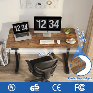 6ft 8ft Extra Large <strong>Long</strong> Electric Sit Stand <strong>Desk</strong> Dual Motor <strong>Computer</strong> Lifting Table Height Adjustable Standing Office <strong>Desk</strong> - Product Image 3