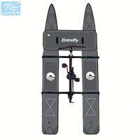 Pontons plats pour cycle aquatique, monoplace, avec cadre en aluminium et plateforme avant gonflable pour la navigation fluviale, rangement facile, de Chine Lumark