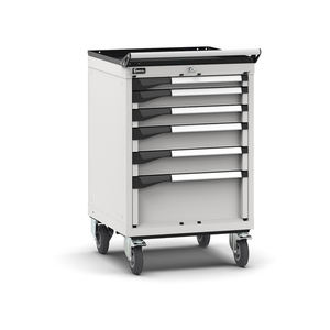 Fami Master <b>tool</b> <b>trolley</b> with 6 drawers for bulky materials, grey, 561x573x922mm - Product Image 1