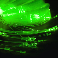 Filament de fibre optique PMMA à extrémité lumineuse pour décoration de plafond étoilé de voiture et projets DIY