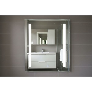 Espejo con Calefacción Infrarroja de 600x700mm, Control por Ondas, Sensor Táctil LED, Espejo de Baño de 350 Vatios con Ahorro de Energía - Product Image 3