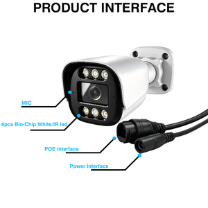 Caméra CCTV Wishope 2MP avec vision nocturne, détection humaine, caméra IP, étanche IP66, système de caméra de sécurité pour la maison/entreprise/usine - Product Image 6