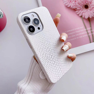 Hign end เคสโทรศัพท์มือถือหนัง PU ลายหนังงูสีดำสำหรับ <span class=keywords><strong>Apple</strong></span> <span class=keywords><strong>iPhone</strong></span> SE2 <span class=keywords><strong>SE3</strong></span> 13 14 15 PRO MAX เคสหนัง - Product Image 4