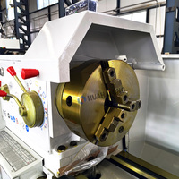 Torno Horizontal Manual Hua Hai CA6150 de 2000mm, Servicio Mediano, 220V, Nuevo, para Corte de Metal de Precisión, 4 Estaciones de Herramientas, Cono de Husillo MT6