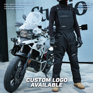 Pantalon de moto à libération rapide unisexe, imperméable, résistant à l'abrasion, avec protections CE intégrées, équipement de moto - Product Image 2