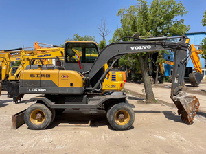 Excavatrice sur pneus d'occasion Daewoo Volvo LG670 de 7 tonnes avec moteur Doosan et pompe hydraulique, certifiée CE, avec attache rapide et brise-roche - Product Image 5