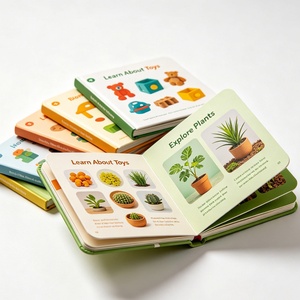 Libro de Pegatinas Reutilizable Ecológico para Niños, Actividad Educativa Personalizada a Todo Color para Niños de 2 a 5 Años, Impreso en Cartón Reutilizable - Product Image 1
