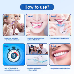 उन्नत वाटरप्रूफ दांत सफेद करने वाली किट अपने ब्रांड वायरलेस दांतों को सफेद करने वाली किट का घर उपयोग - Product Image 6