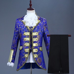 Costume de roi victorien pour homme adulte, veste, gilet, blazer, costume de scène, tenue de cosplay, pantalon, cravate - Product Image 3