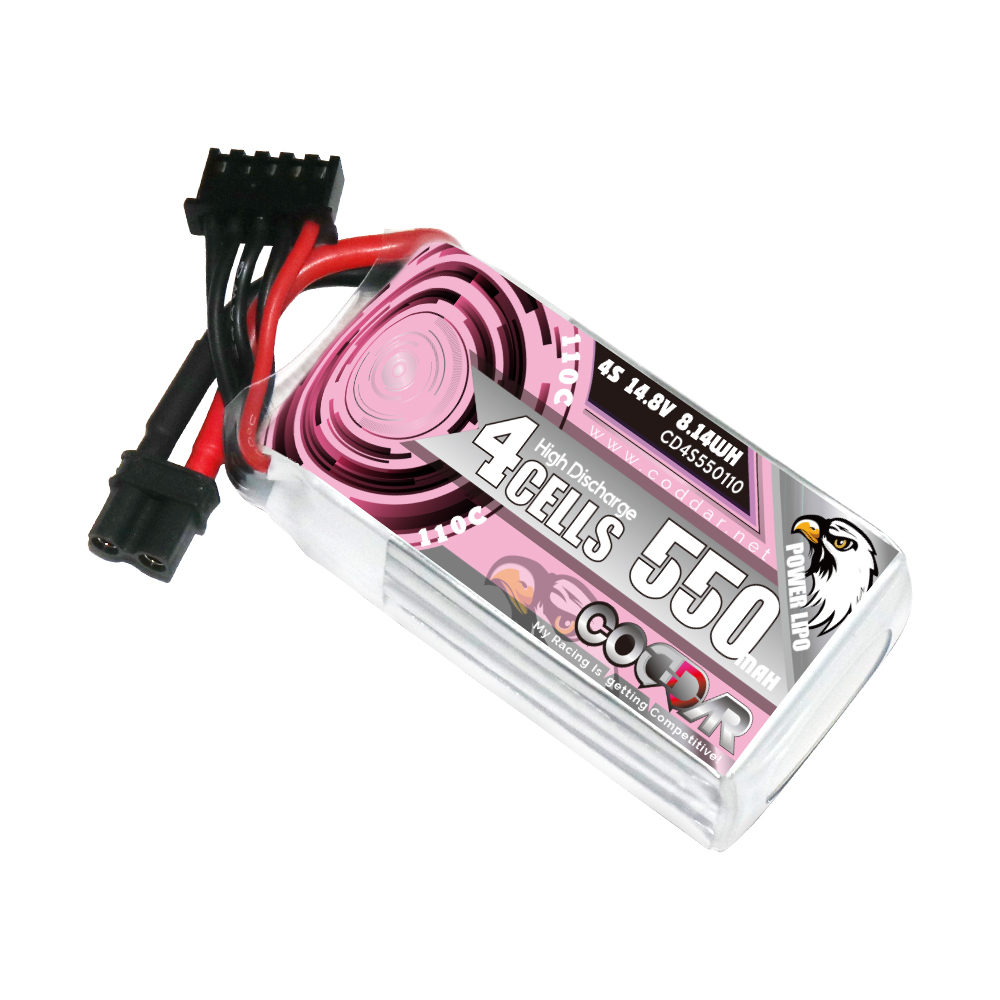CODDAR RC LiPo аккумулятор 4S 550MAH 14,8 V 110C XT30 FPV аксессуары для дрона запчасти UAV модель DIY FPV