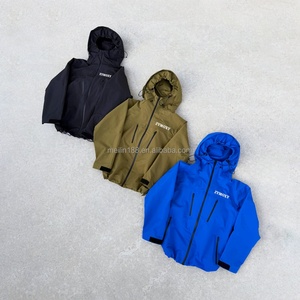 Custom Fashion Polyester Outdoor Windbreaker <b>Jacket</b> for <b>Men</b> <b>Pullover</b> Fox Fur Design High Quality Zipper Windbreaker <b>Jackets</b> - Product Image 1