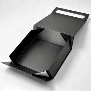 Caja de Embalaje de Papel con Logotipo Personalizado, Forma de <span class=keywords><strong>Libro</strong></span>, Cartón, Impresión en Serigrafía con Lámina Dorada, para Regalos de Boda, Festivales, Maletas - Product Image 1